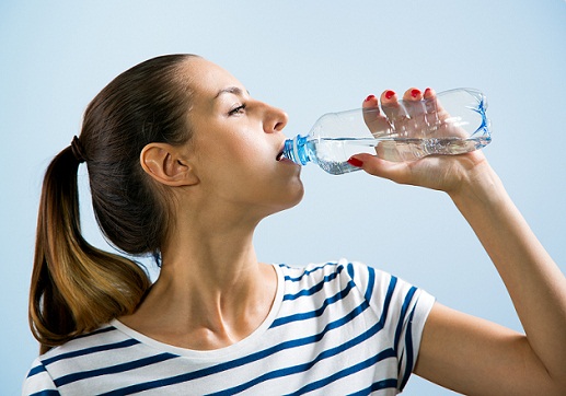 Skin care tips - Woman water