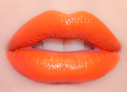 tangerine color sample