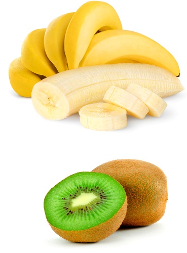 Banana And Kiwi Fruit Mask