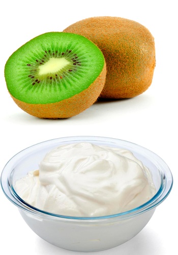 Yogurt And Kiwi Fruit Face Pack