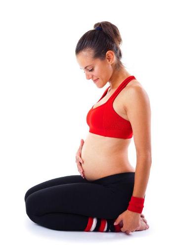 Mamaste Maternity Yoga Top, Be a pregnant yoga goddess