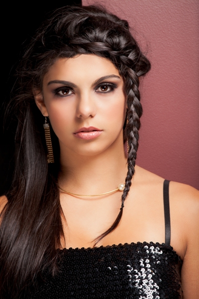 Thick One Sided Braided Bang - braids with bangs hairstyles