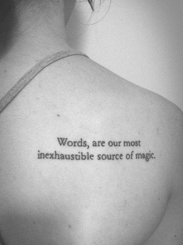 Nice Small Quotes Tattoo Designs