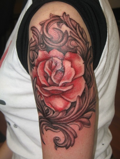 33+ AMAZING ROSE TATTOO DESIGNS THAT WILL STICK IN YOUR MIND1 - alexie