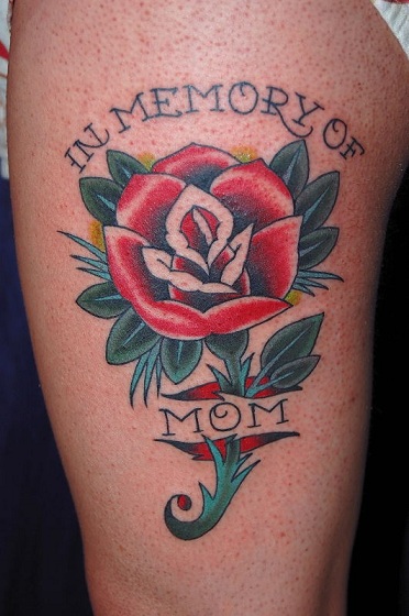 Memorial Rose Tattoos