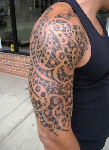 India Tribal Totem Temporary Tattoo Sleeve For Men Women Adult Death Skull  Maori Tattoos Sticker Fake Waterproof Tatoos Black - AliExpress
