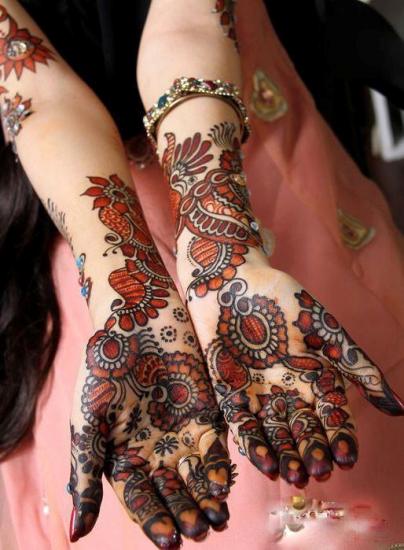 Pakistani Mehndi Designs for Marriage for Girls