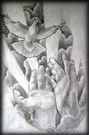 Angels And Dove tattoo design