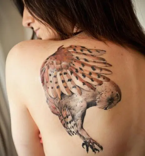 Owl Shoulder Tattoo by CODA TattooNOW