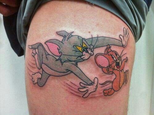 Tom & Jerry Tattoo Designs