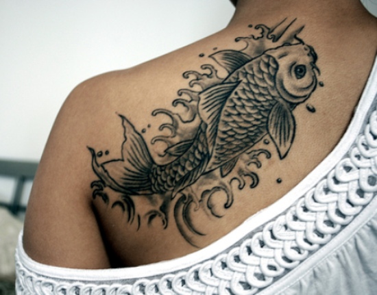 Water Koi Fish Tattoos