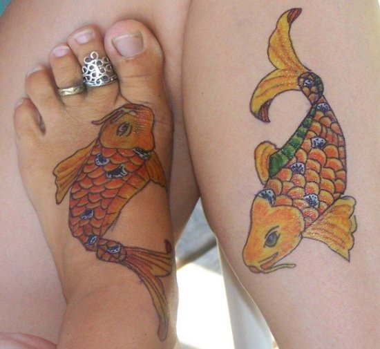Animated Koi Fish Tattoos
