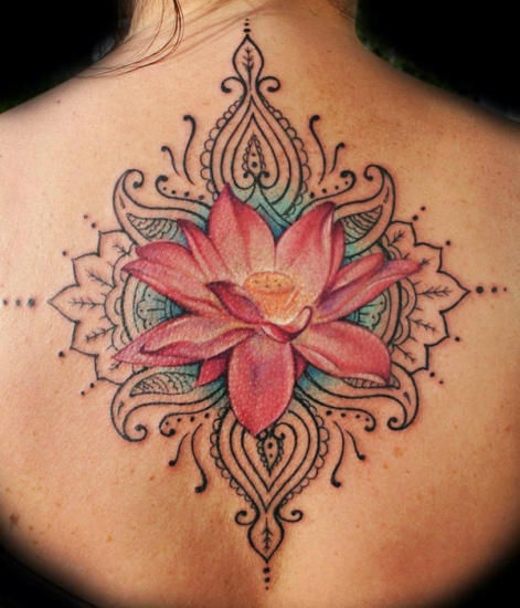Attractive Lotus Flower Tattoos