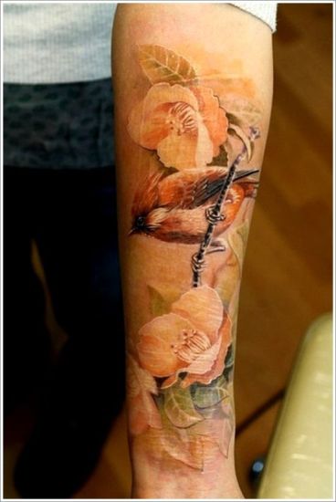 Paper Bird Tattoo