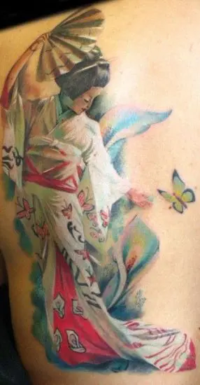 50 Beautiful Geisha Tattoos You will Love  Art and Design