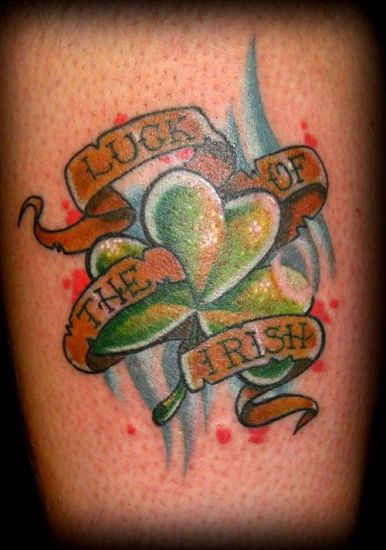 The Shamrock Luck Irish Tattoos