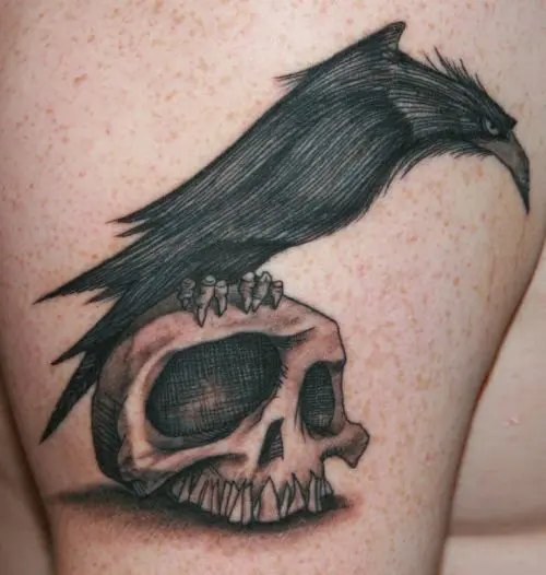 My second tattoo little skeleton bird  rtattoo