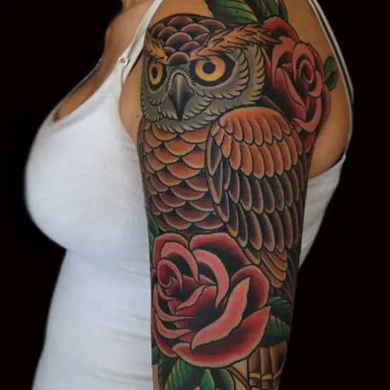 12 Best Owl Shoulder Tattoo Designs  PetPress  Shoulder tattoo Tattoos  Tattoo designs