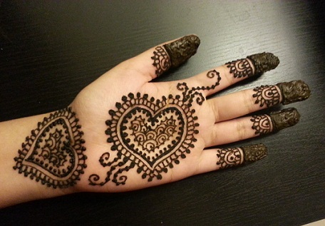 9 Trending Heart Shaped Mehndi Designs With Pictures Styles At Life