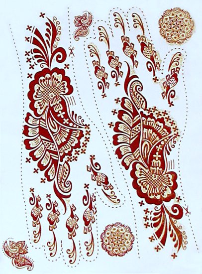 Traditional Mehandi Sticker