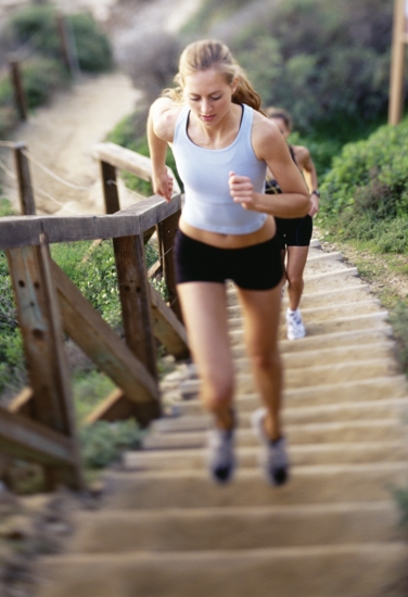 Running Up Stairs for Flat Belly