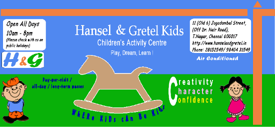 Hansel & Gretel Kids Play Centre summer camps in chennai