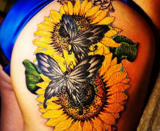 10 Best Sunflower And Butterfly Tattoo IdeasCollected By Daily Hind News
