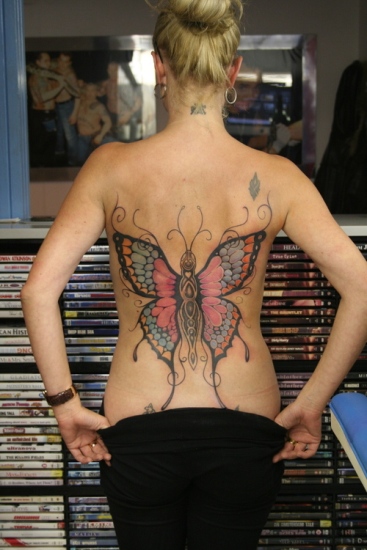 Butterfly Cover Up Tattoos