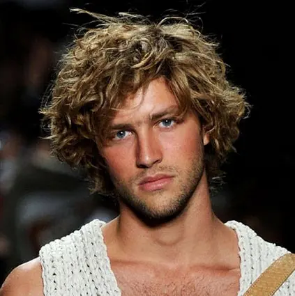 men's thick curly hairstyles