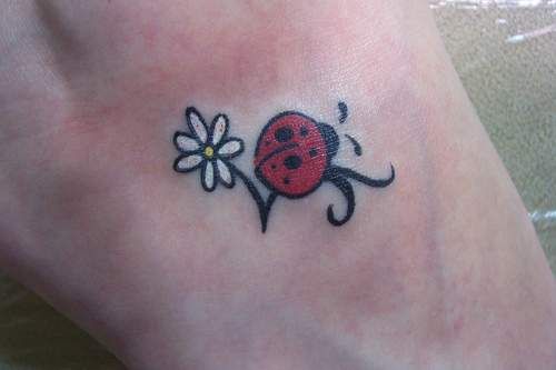 Home  Animal Ladybugs And Flowers Tattoo  Lady bug tattoo Ladybird tattoo  Bug tattoo