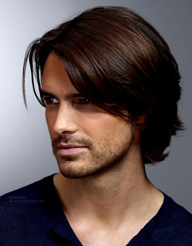The Medium Length Hairstyle with Middle Parting