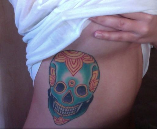 Skull Mexican Tattoo Design