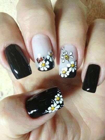 Floral Stickers Nail Tattoo Designs