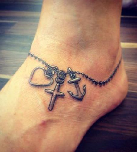 Charm bracelet tattoo