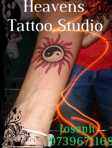 Heavens Tattoo Studio Tattoo in Ashok Nagar Bangalore  tattoo permanent  tattoo coloured tattoo black  grey tattoo  more  Heavens Tattoo Studi  HeavensTattooStudio308954