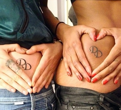 DD Friendship Tattoos Design