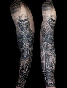 Black And Shaded Tattoo Ideas For Men