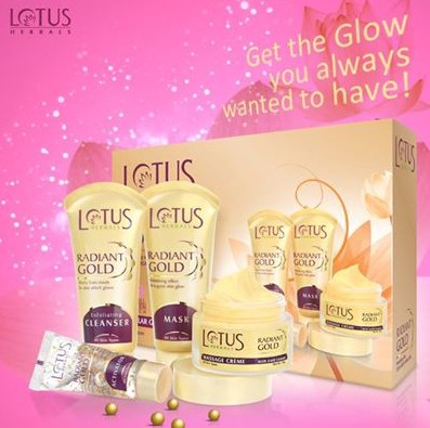 Lotus herbals Radiant gold facial kit