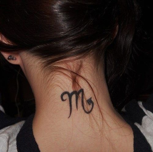 35 Most Attractive Ideas about Back Neck Tattoos for Women  Hobby Lesson