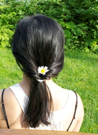 inverse ponytail for girls