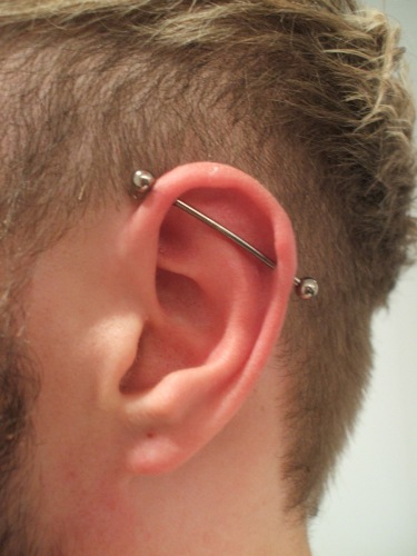 Piercings of for men ear Types of