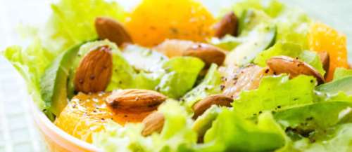Almond salad healthy meal combinations