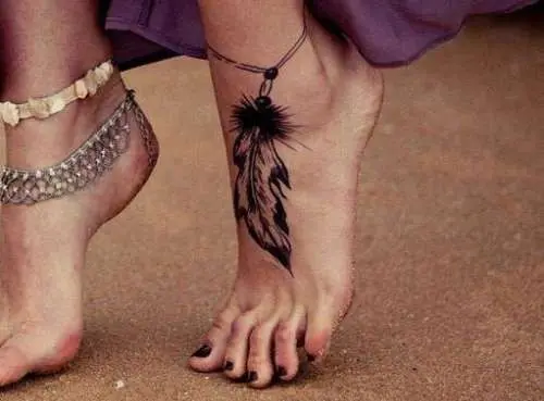 Ankle Bracelet Tattoos Best Tattoo Studio in India Black Poison Tattoos