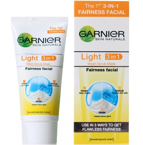 Garnier Light 3-In-1 Fairness Facial 5