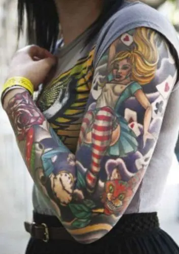 50 Alice In Wonderland Tattoos Ideas  Designs 2023