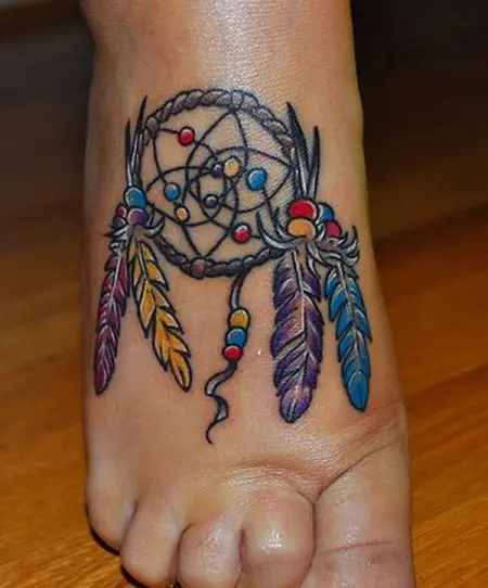 Tattoo uploaded by Kelli Allen  Dream catcher ankle tattoo feathers  dreamcatcher ankletattoo anklebracelet  Tattoodo