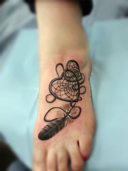 Share more than 74 dream catcher tattoo for foot best  thtantai2
