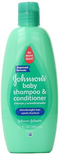 Johnson's Baby No More Tangles Shampoo 2-in-1 Formula For Thin/Straight Hair