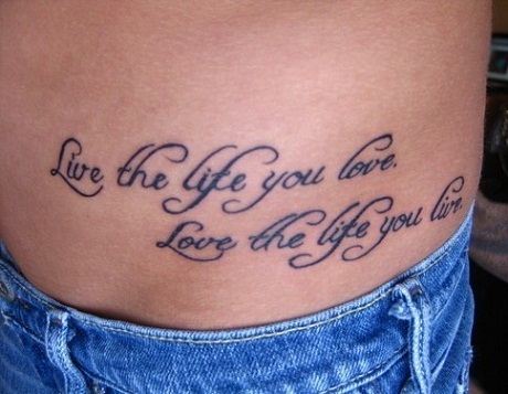 Life Tattoos Quote