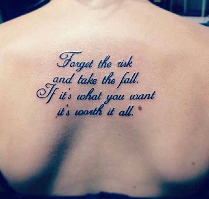 Poetry Quote Tattoos